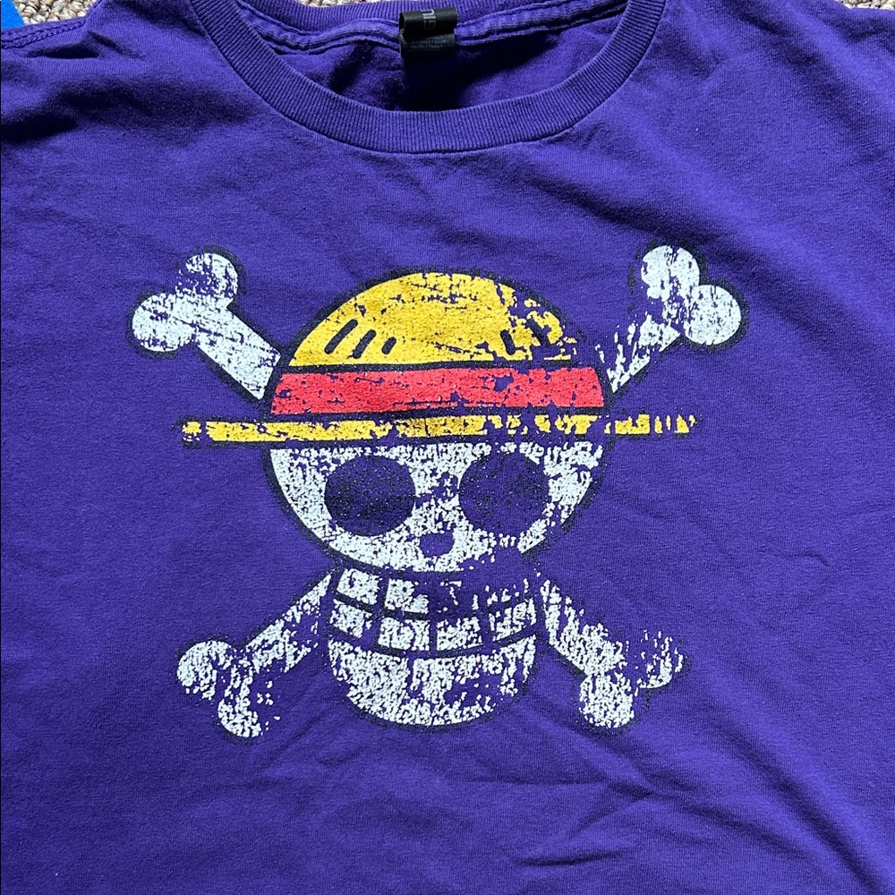 Kids Blue Graphic Tee - Vibrant Blue Short Sleeve Shirt - Picture 2 of 3